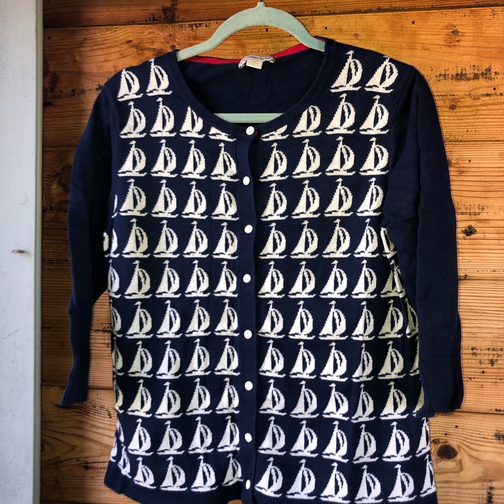 Coldwater Creek Blue Cardigan